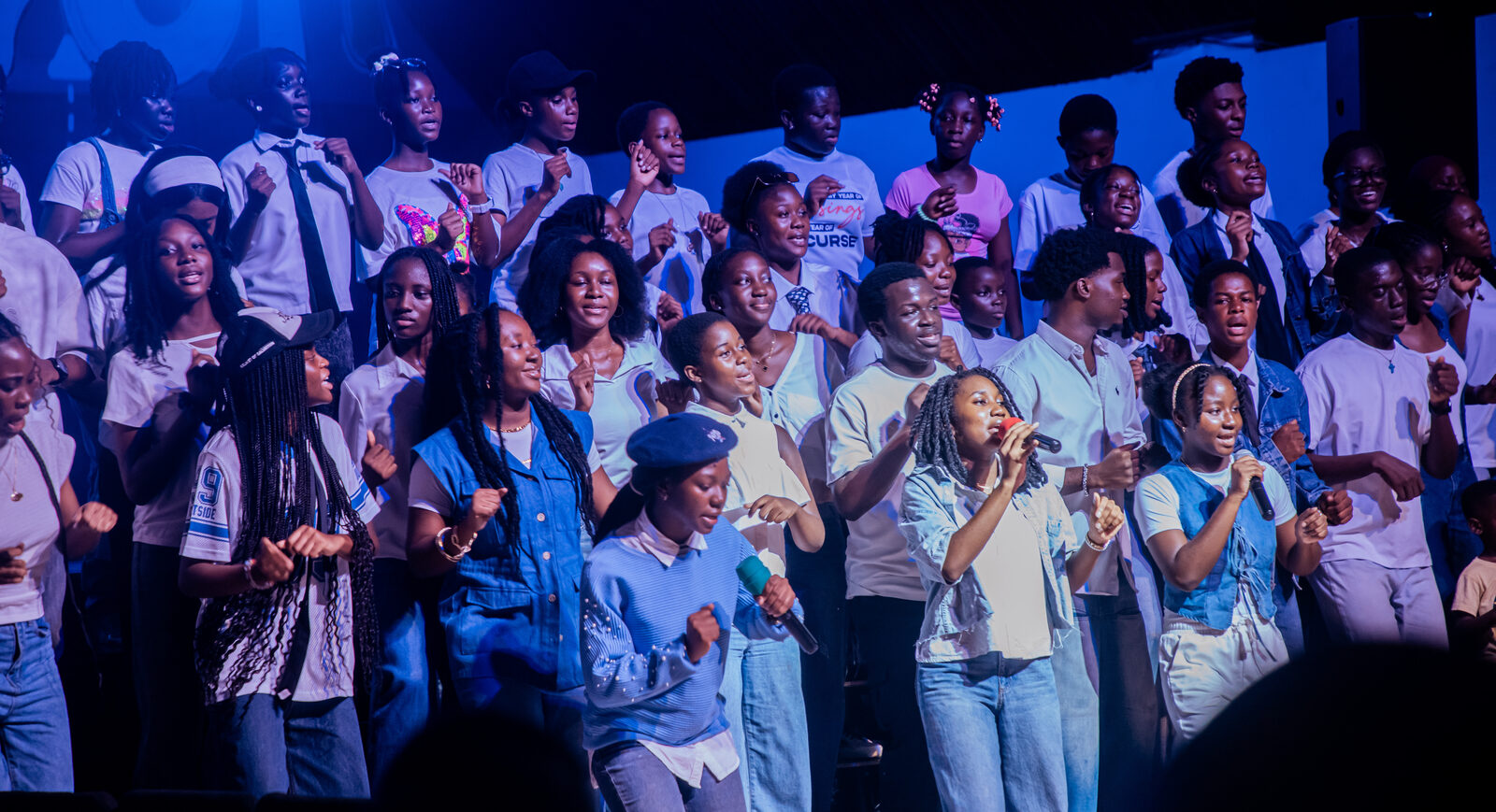 Leading worship at Love First Church — Living Waters Incorporated